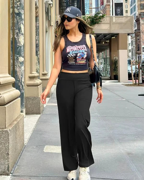 VALENCIA – High-Waist Flare Trousers – 2186