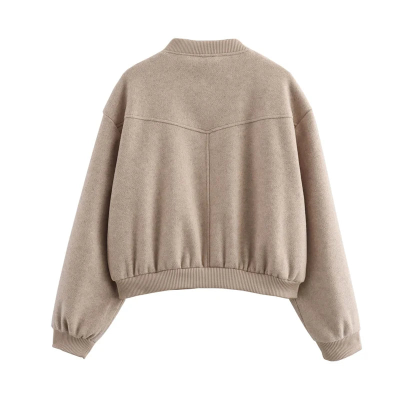 MUNICH – Cropped Tweed Bomber – 049