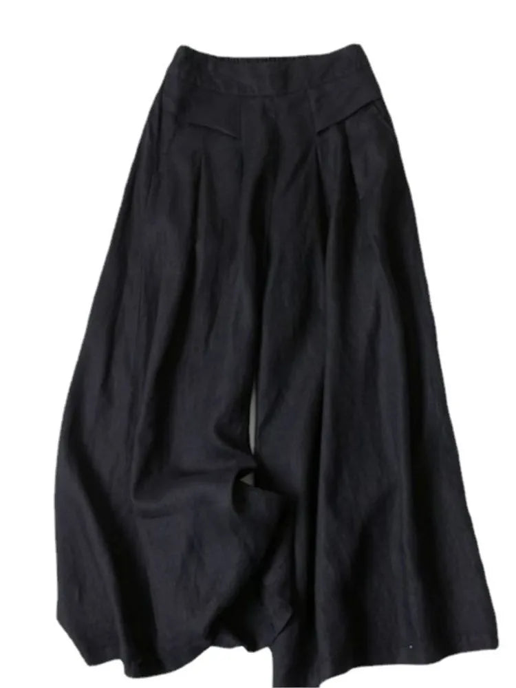 VALENCIA – Linen Wide-Leg Pants – 2109