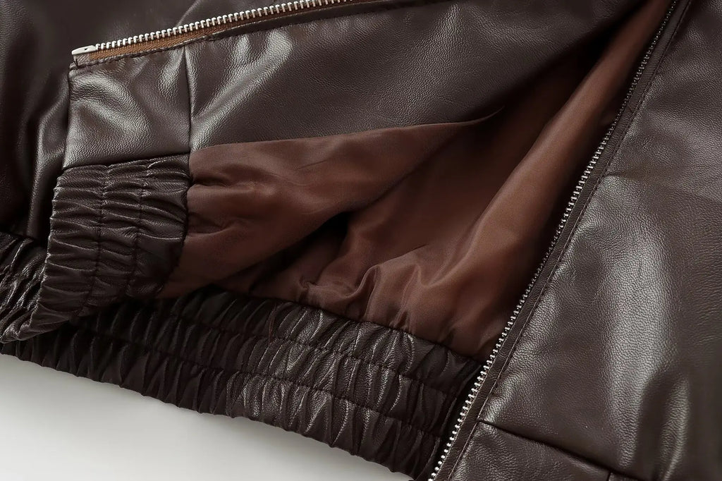 COPENHAGEN – Retro Jacket – 210 –Vegan Leather