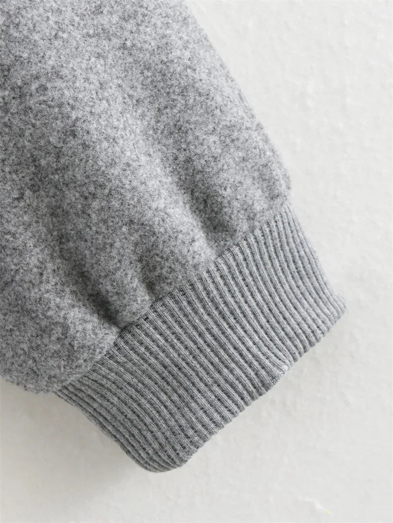 MUNICH – Cropped Tweed Bomber – 049