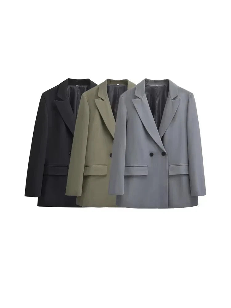 MILAN – Double Breasted Blazer Coat – 118