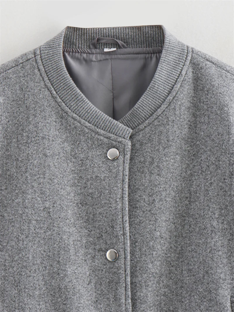 MUNICH – Cropped Tweed Bomber – 049