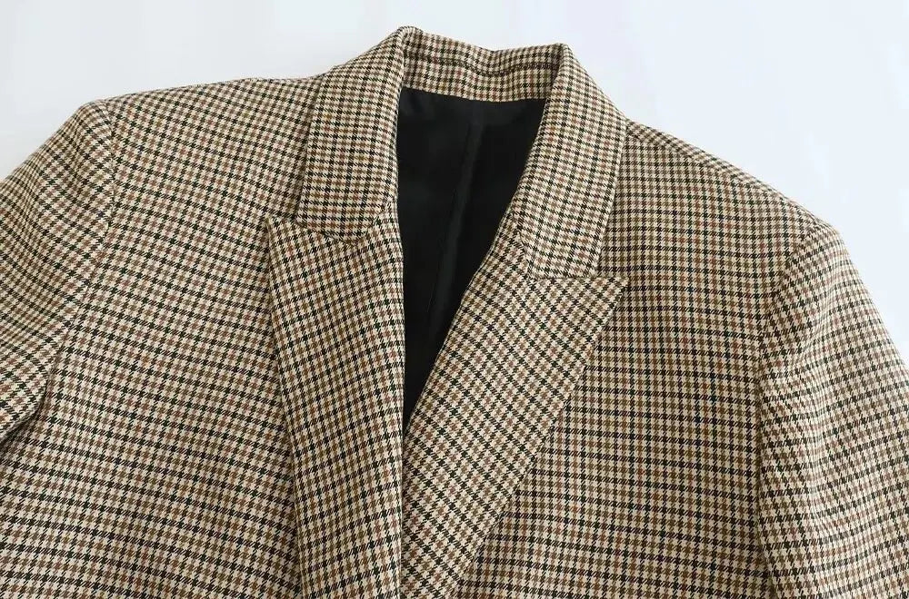 EDINBURGH – Plaid Blazer – 044 – Heritage Check