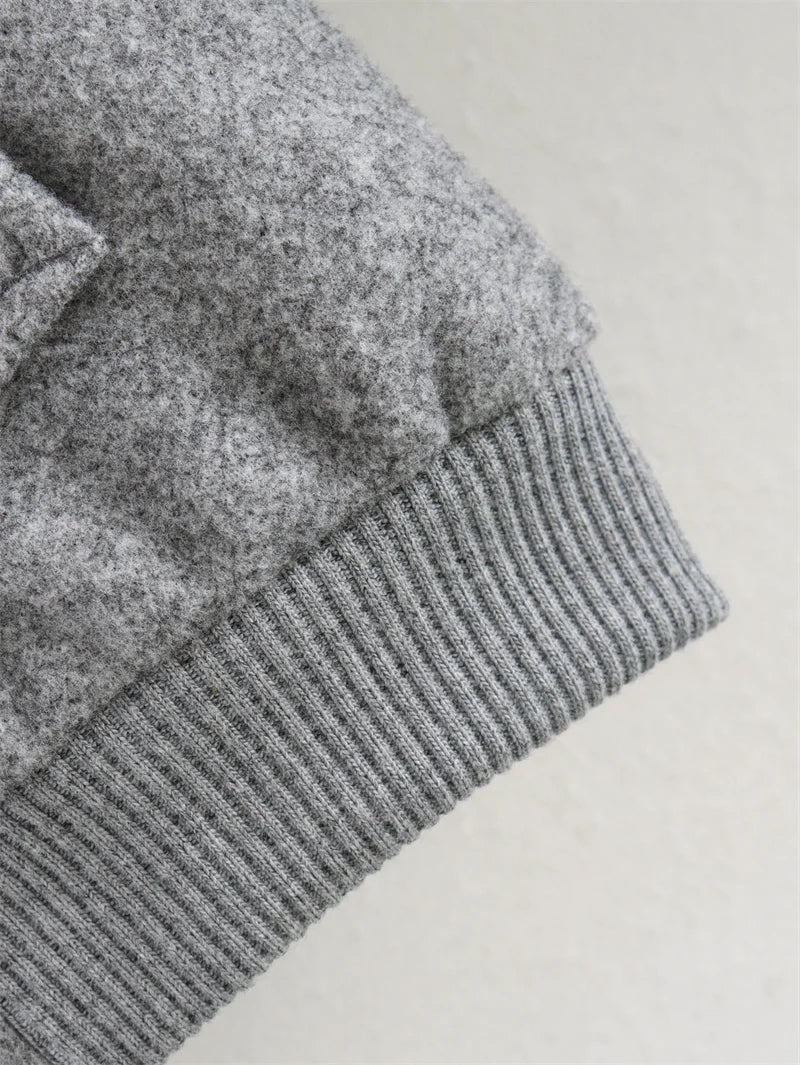 MUNICH – Cropped Tweed Bomber – 049