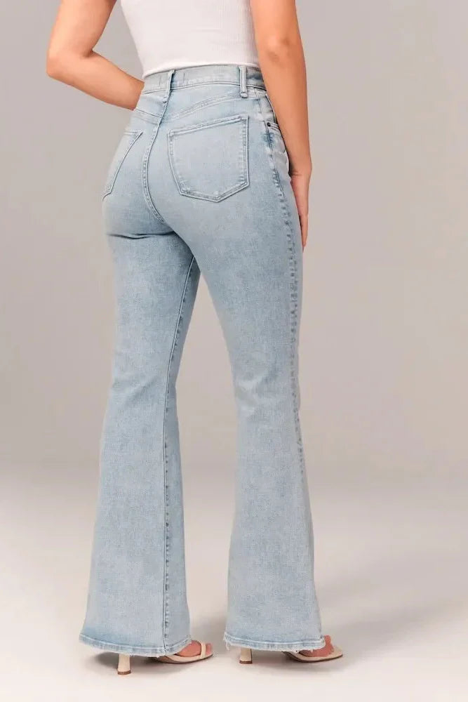 PARIS- Stretch Flare Jeans — Ultra High Rise
