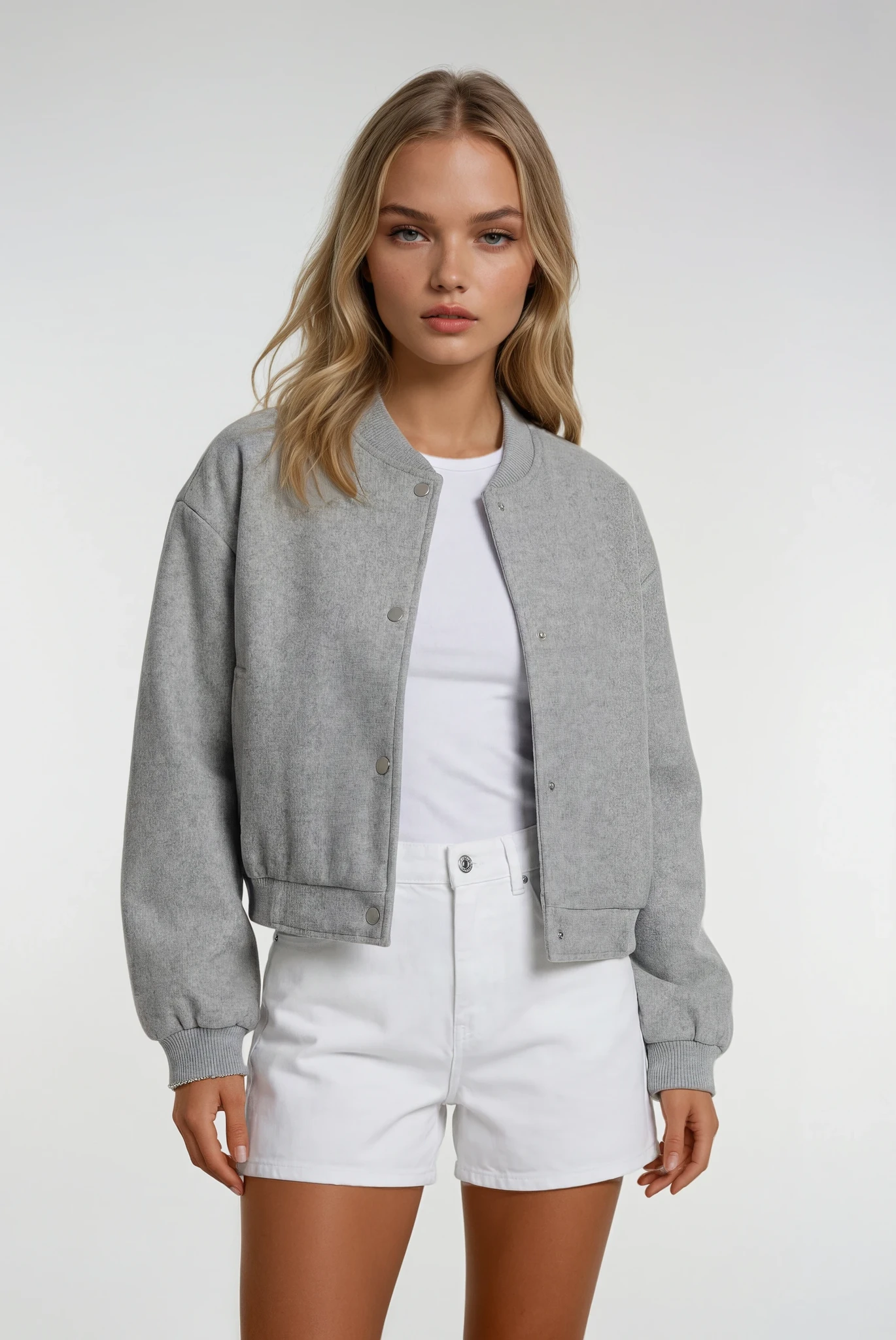 MUNICH – Cropped Tweed Bomber – 049