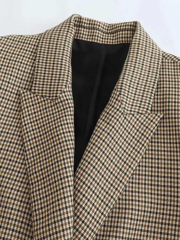 EDINBURGH – Plaid Blazer – 044 – Heritage Check
