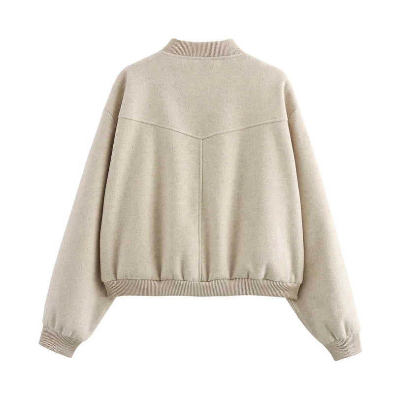 MUNICH – Cropped Tweed Bomber – 049