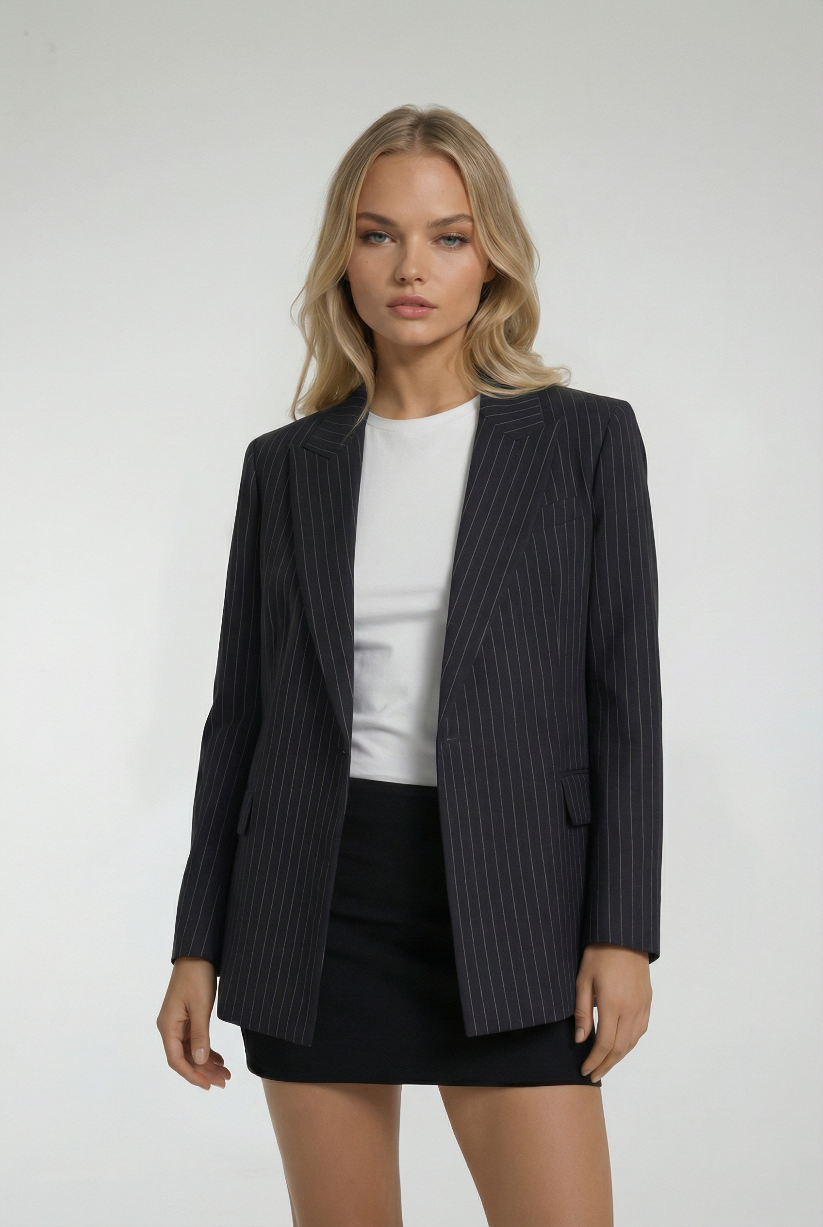 MILAN – Striped Blazer – 039 – Broadcloth