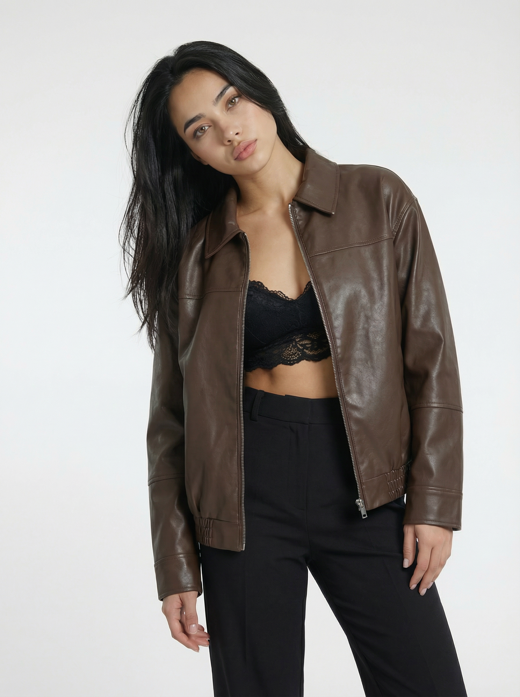 COPENHAGEN – Retro Jacket – 210 –Vegan Leather