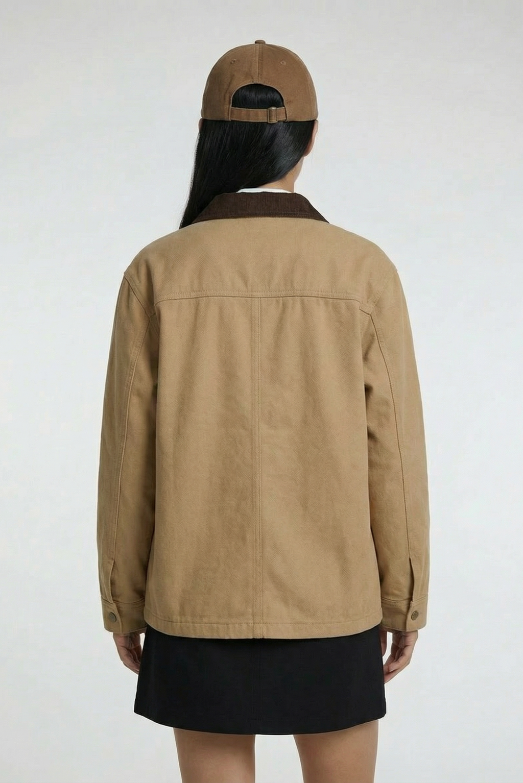 SEOUL – Korean style Quilted Lapel Coat – 211