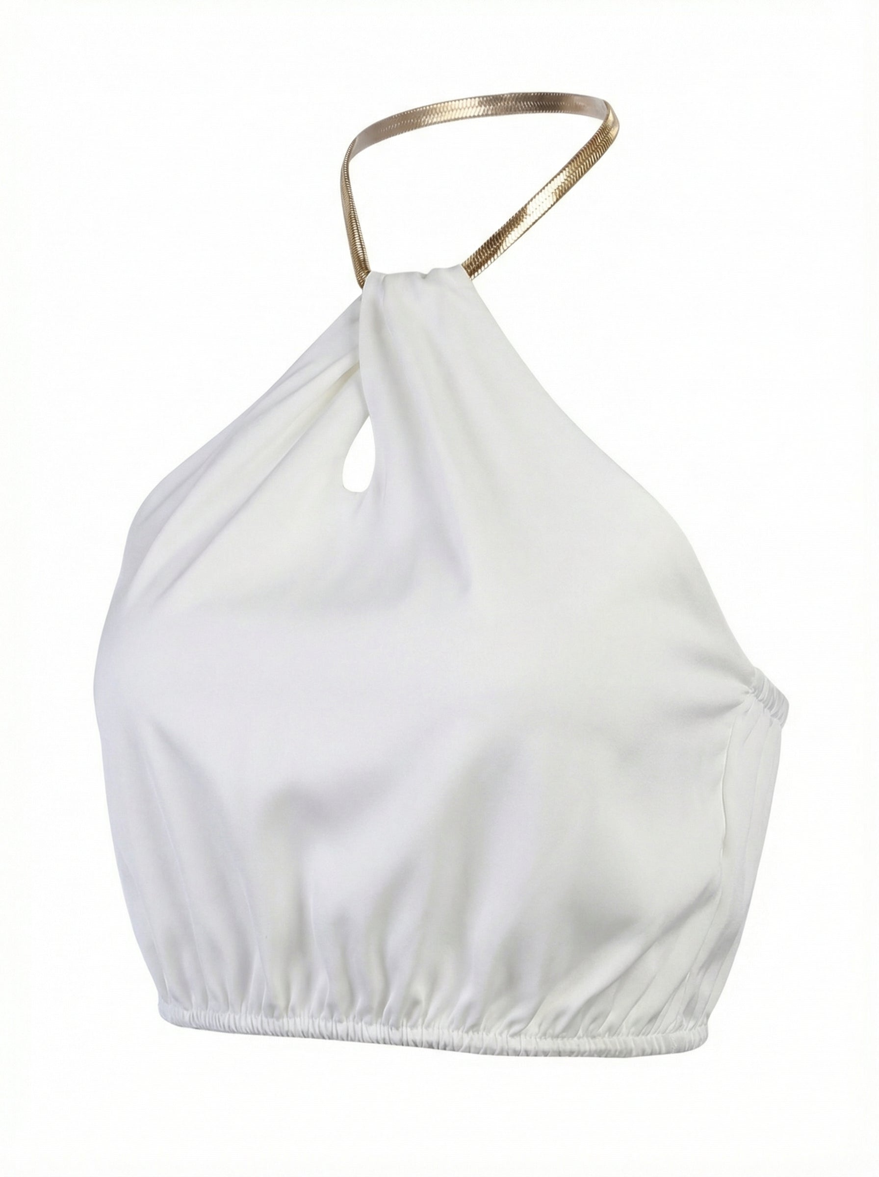 MILANO – Chain Halter Crop Top – 026