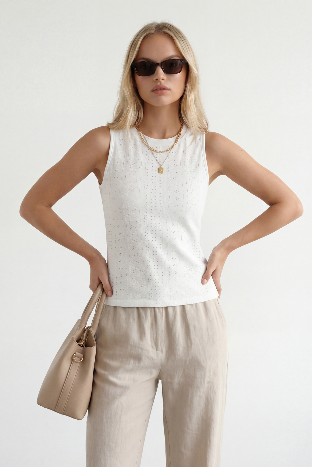 PALERMO – Hollow Out Knit Casual Top – 026