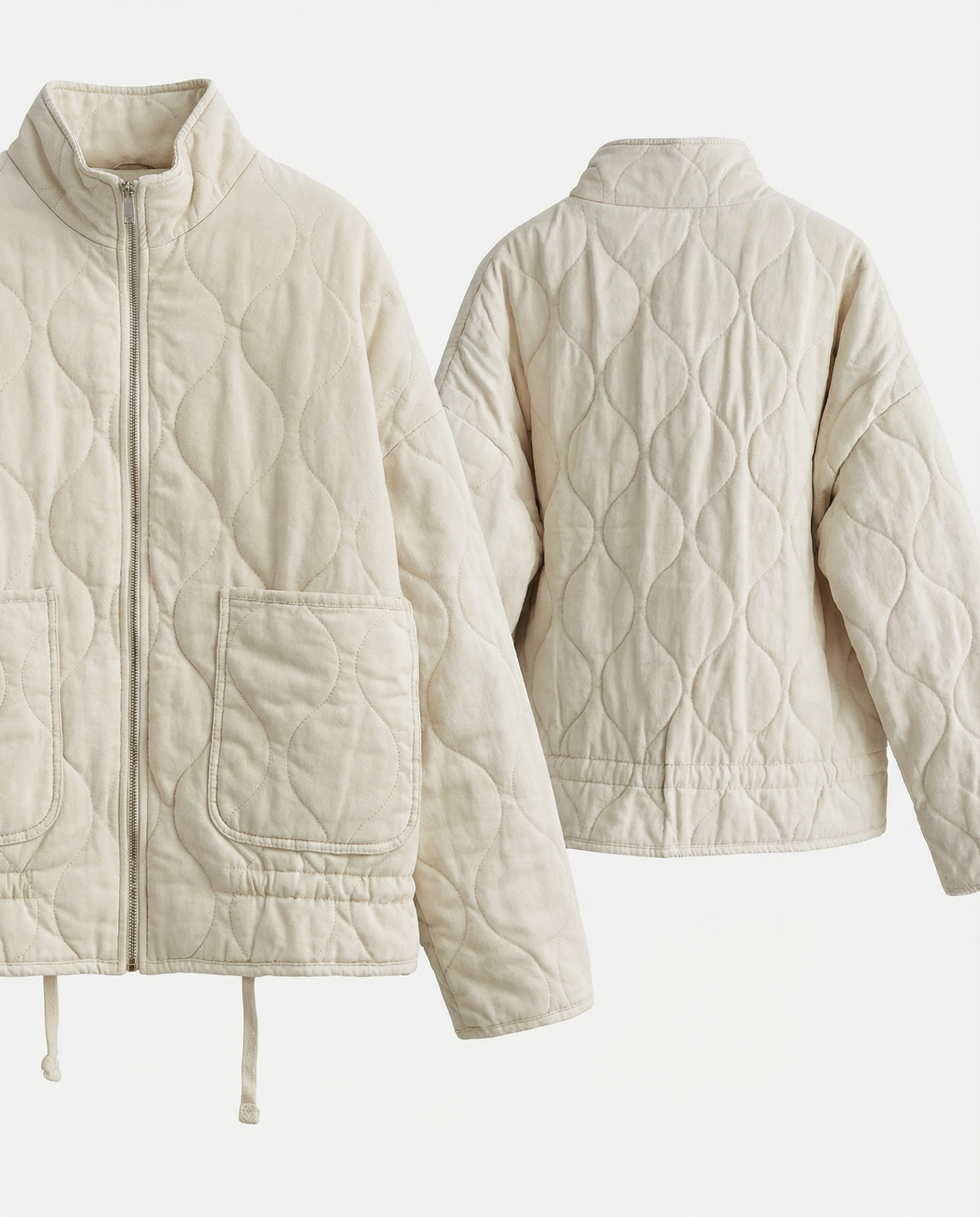 LYON – High Collar Quilted Jacket – 284