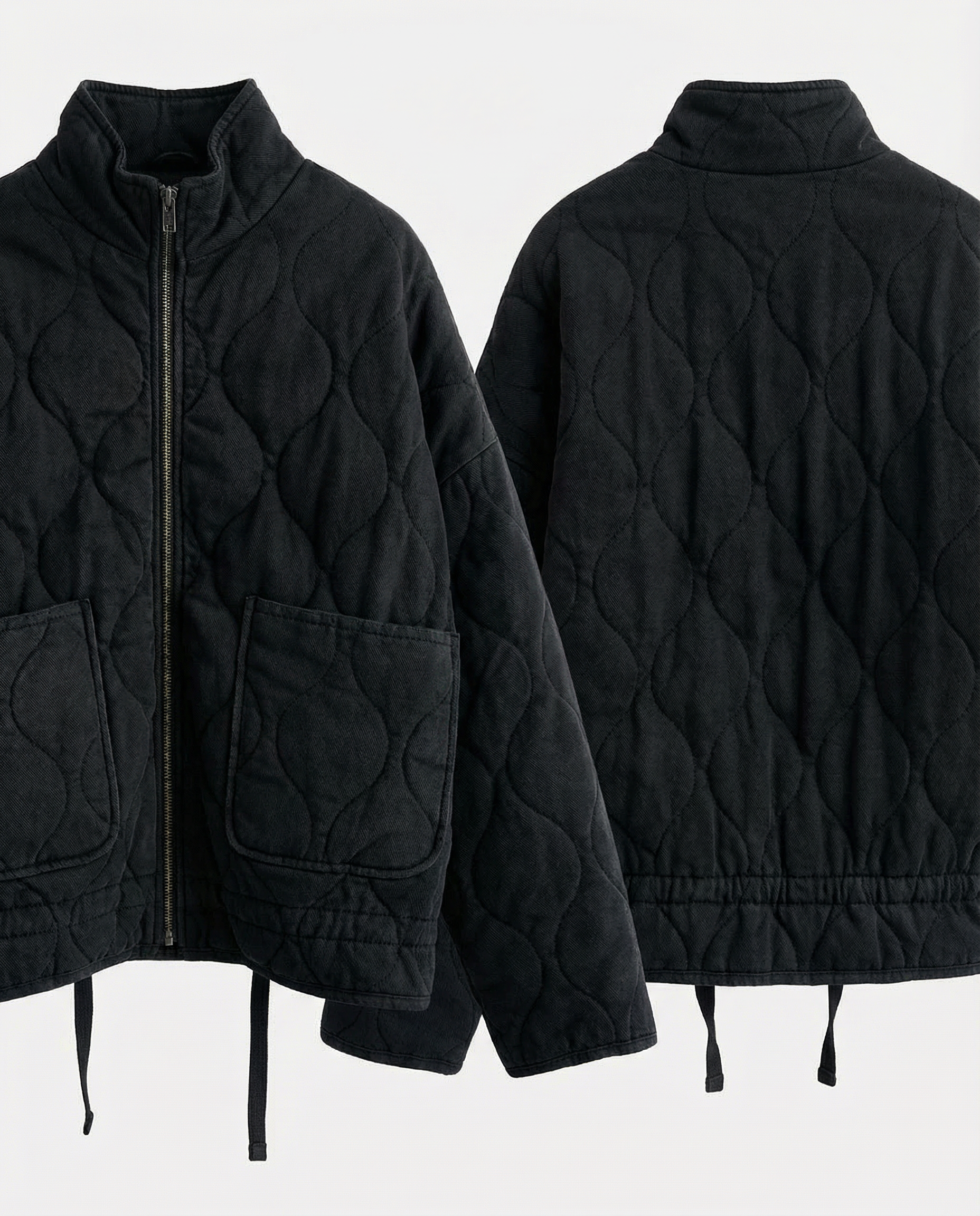 LYON – High Collar Quilted Jacket – 284