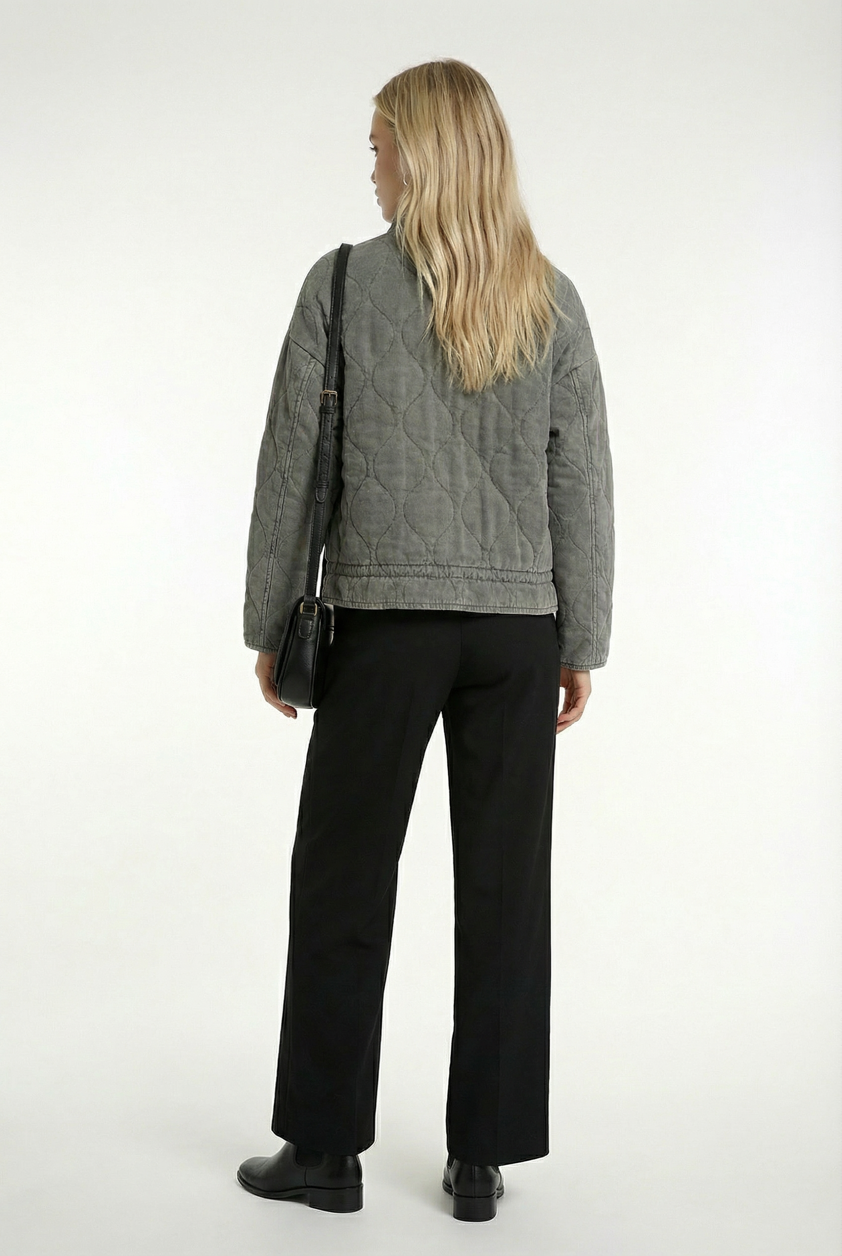 LYON – High Collar Quilted Jacket – 284