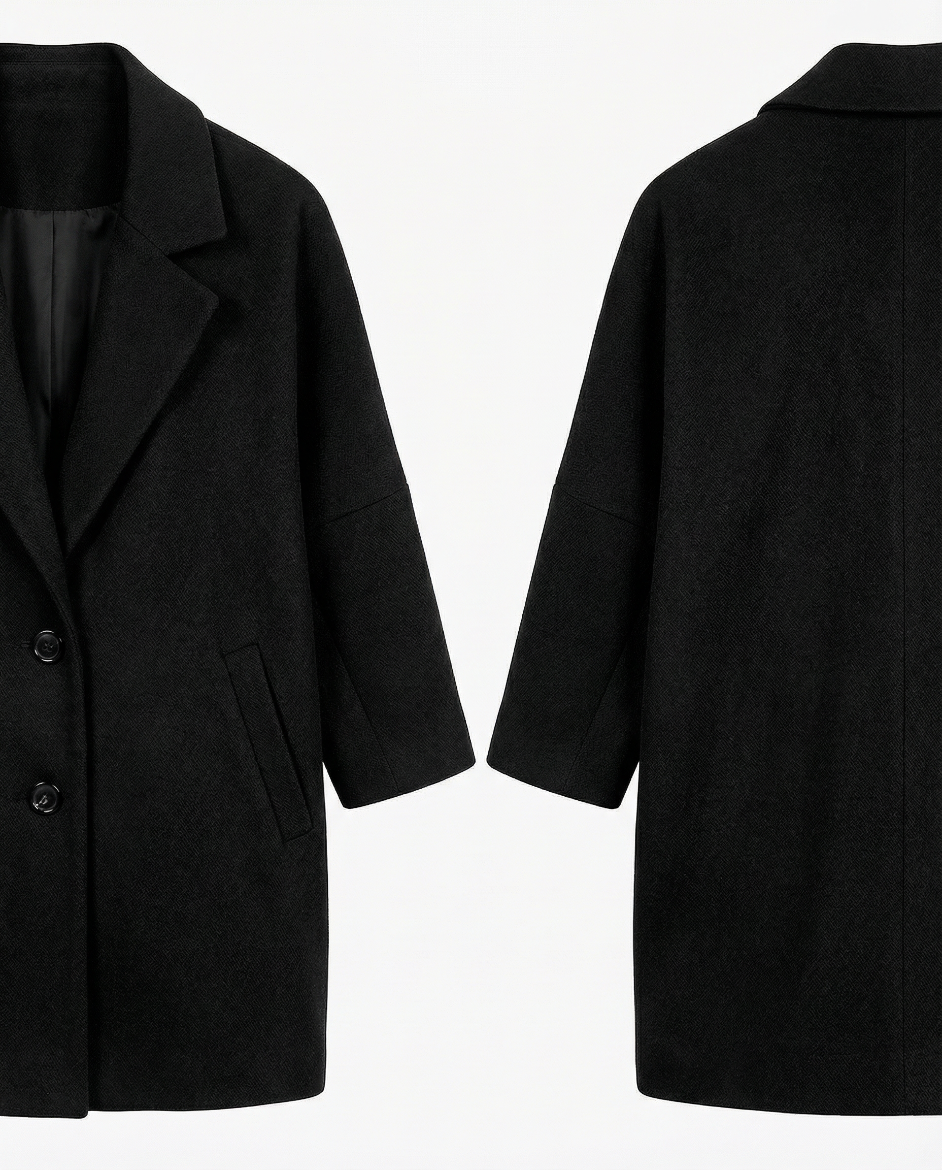 ZURICH – Chain Detail Wool Coat – 226