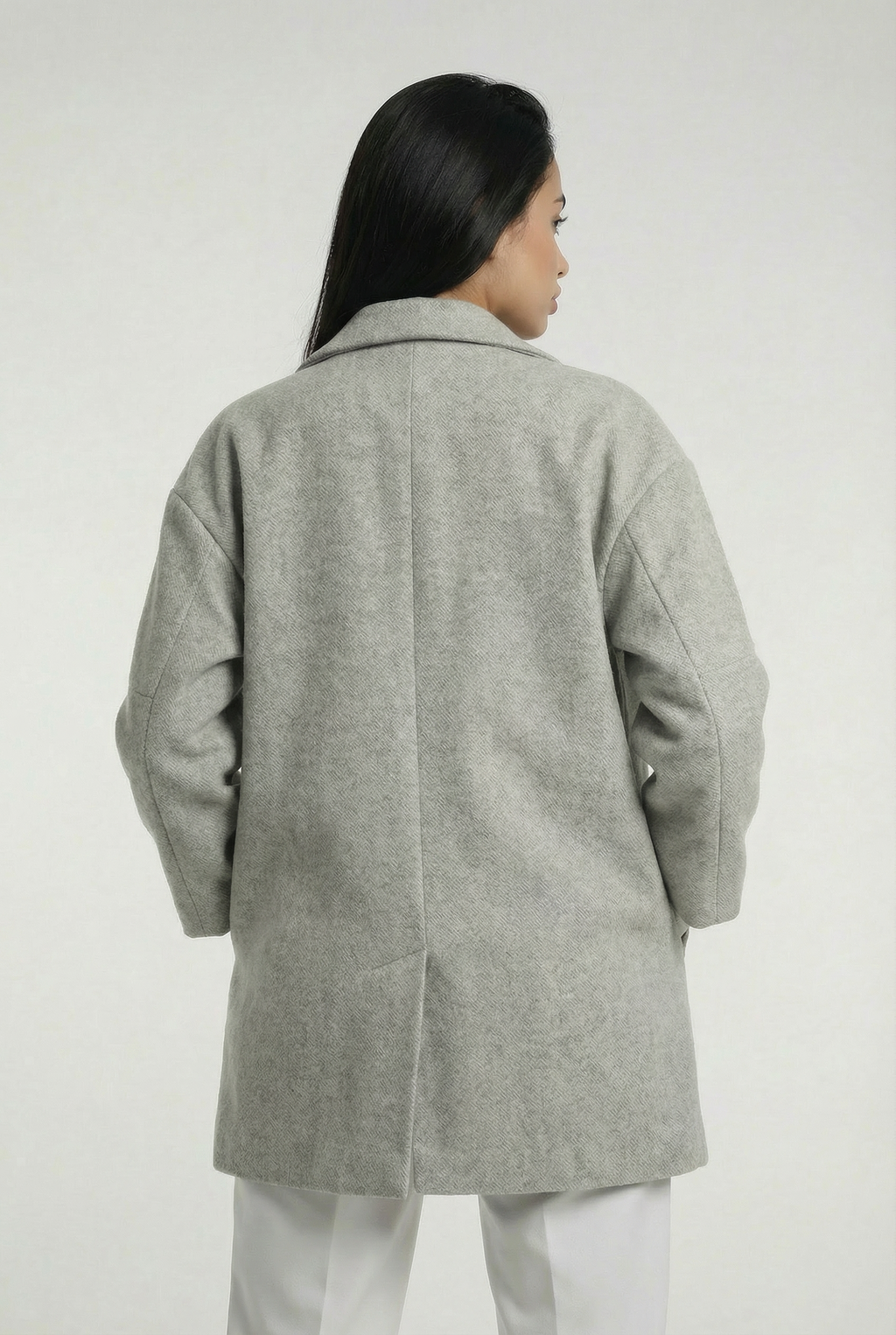 ZURICH – Chain Detail Wool Coat – 226