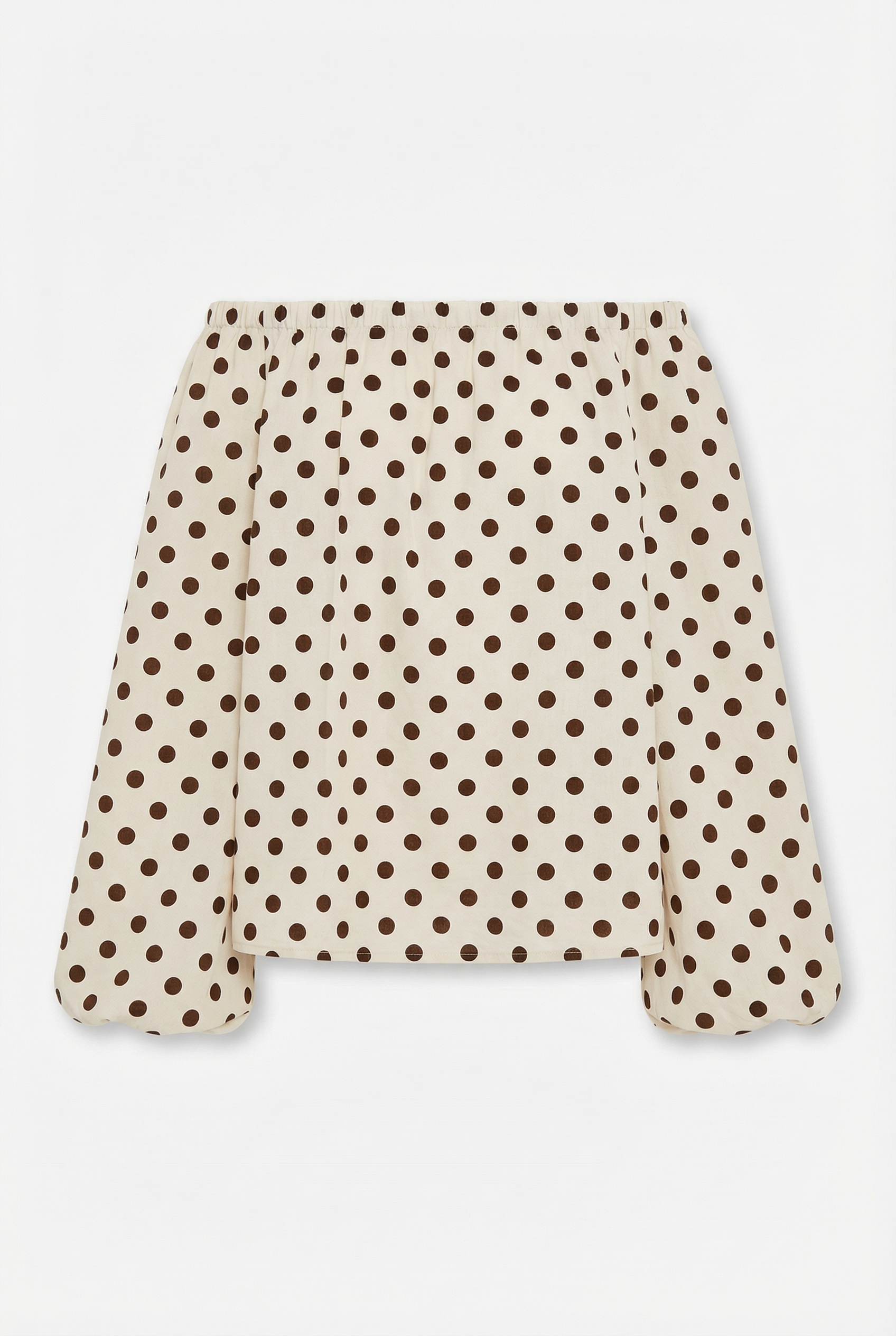 BORDEAUX – Dot Chiffon Blouse – 287