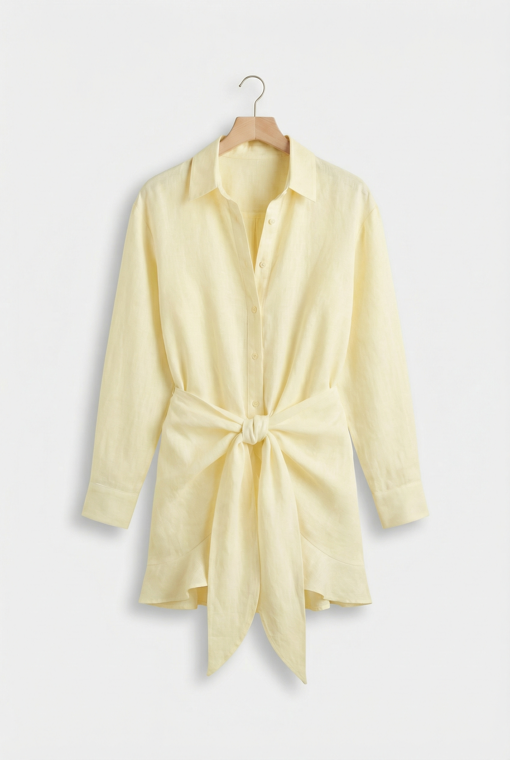 AMALFI – Tie-Front Shirt Dress – 2026