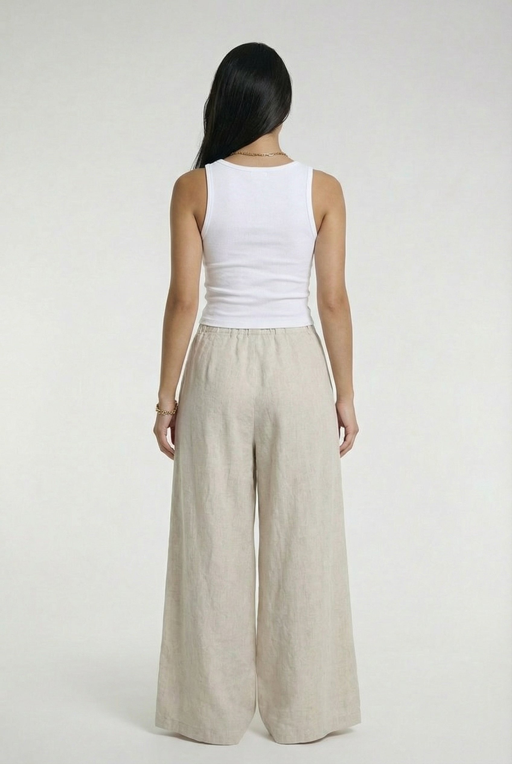 VALENCIA – Linen Wide-Leg Pants – 2109
