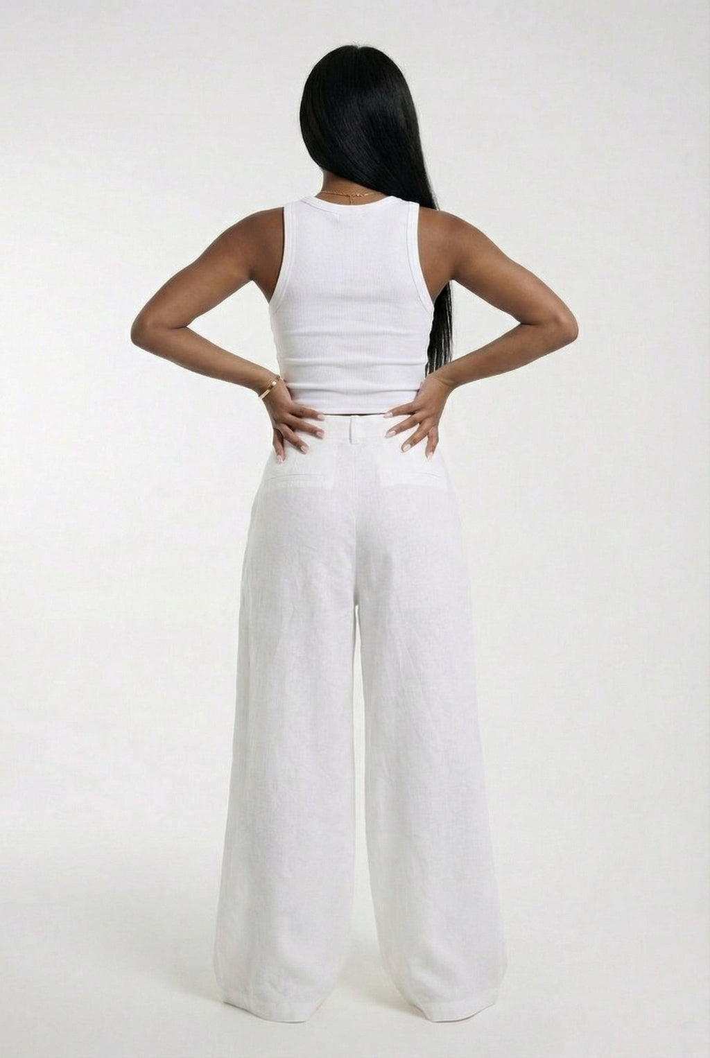 VALENCIA – Linen Wide-Leg Pants – 2109