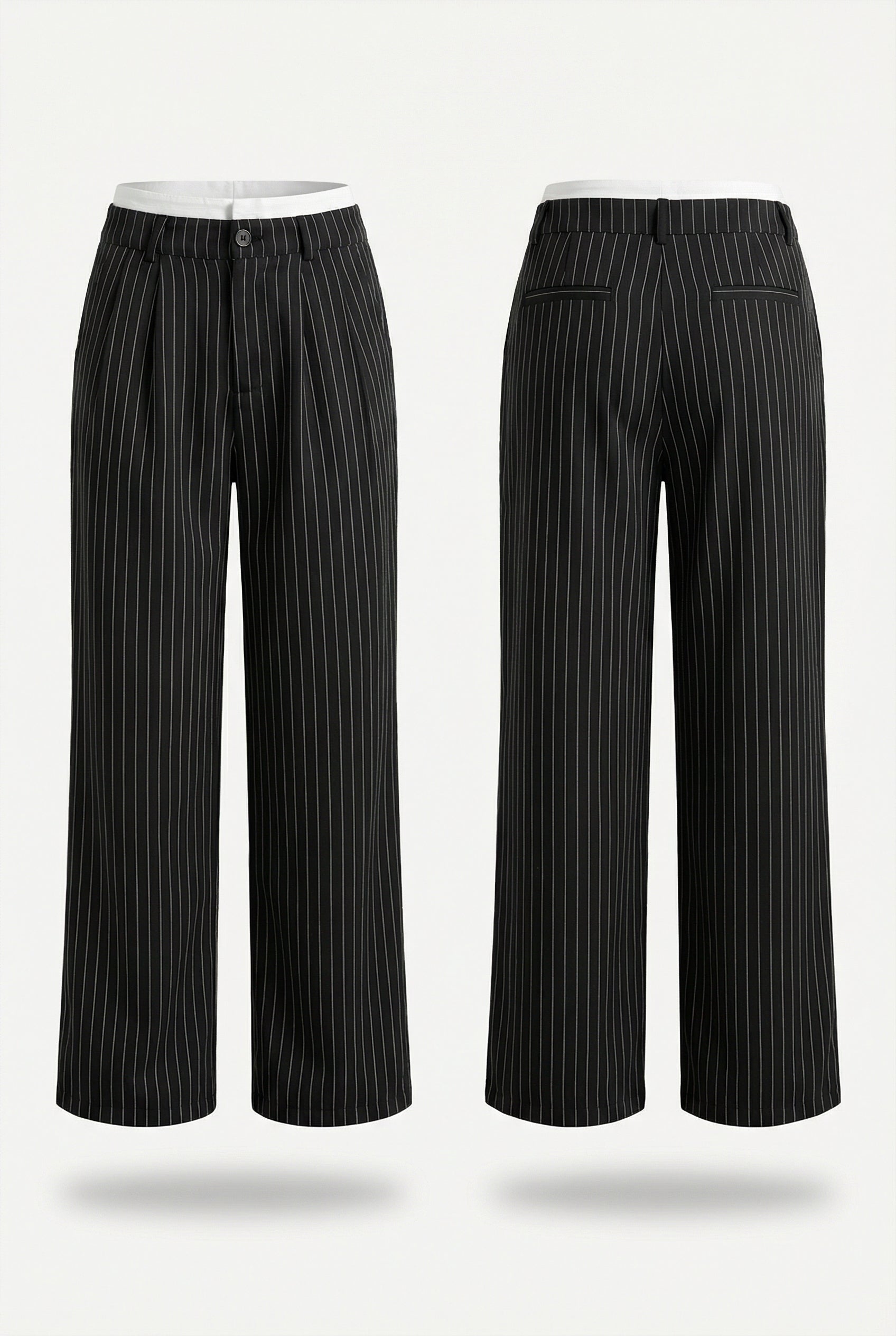 MILAN – Striped Wide-Leg Pants – 2441