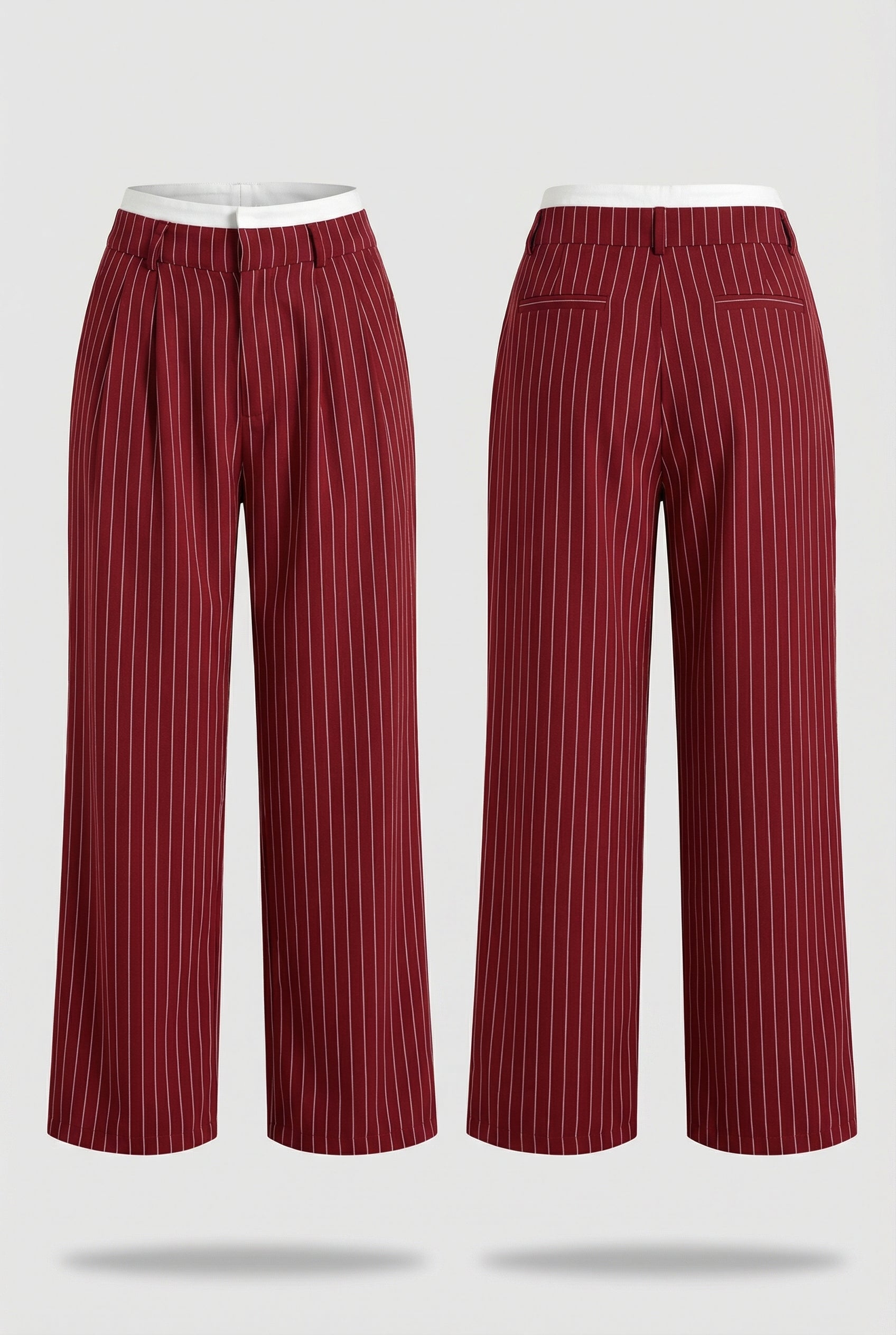 MILAN – Striped Wide-Leg Pants – 2441