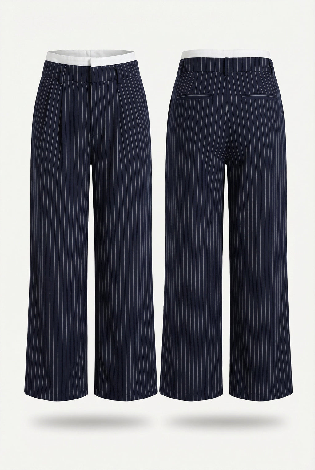 MILAN – Striped Wide-Leg Pants – 2441
