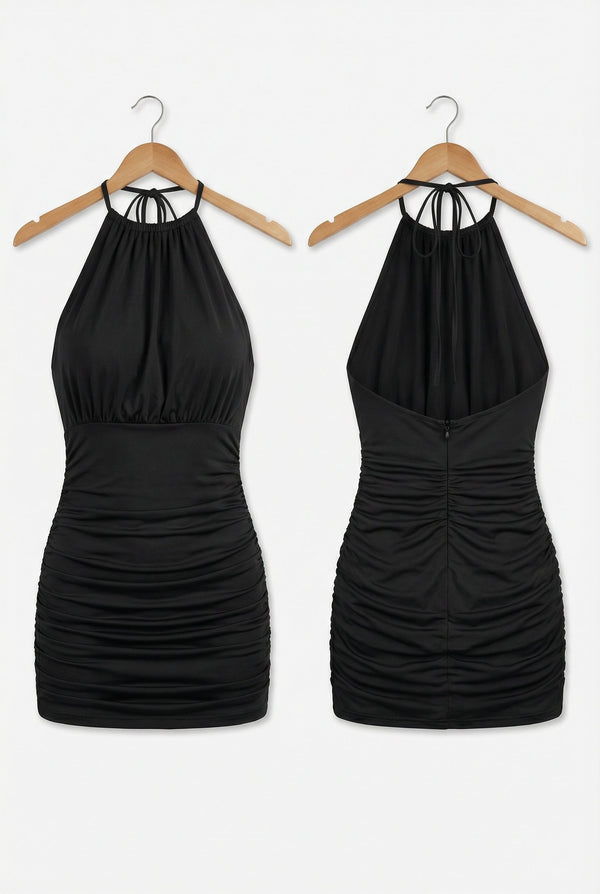 MYKONOS – Halter Bodycon Mini Dress – 4827