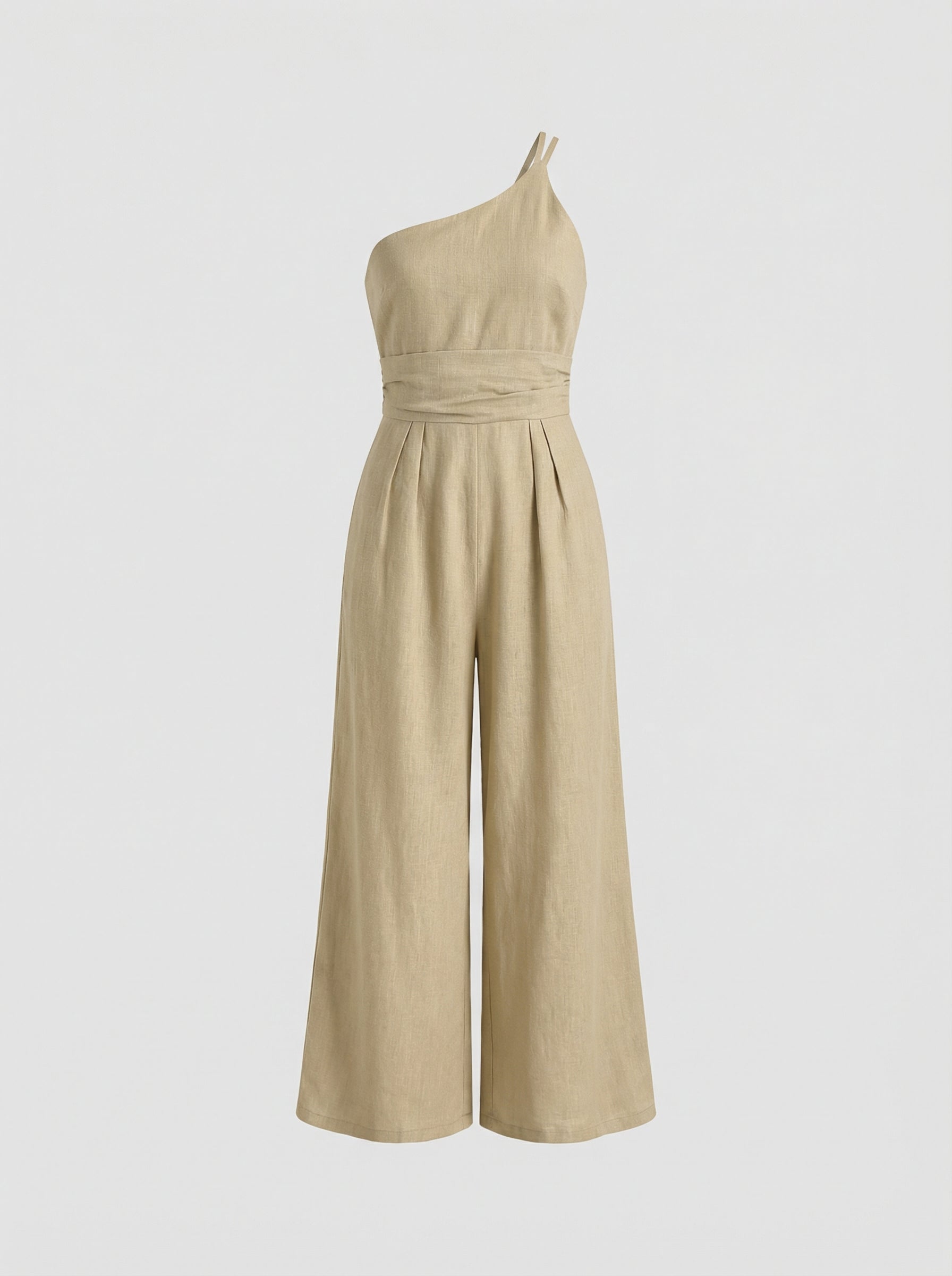 LISBON – One-Shoulder Wide-Leg Jumpsuit – 2105