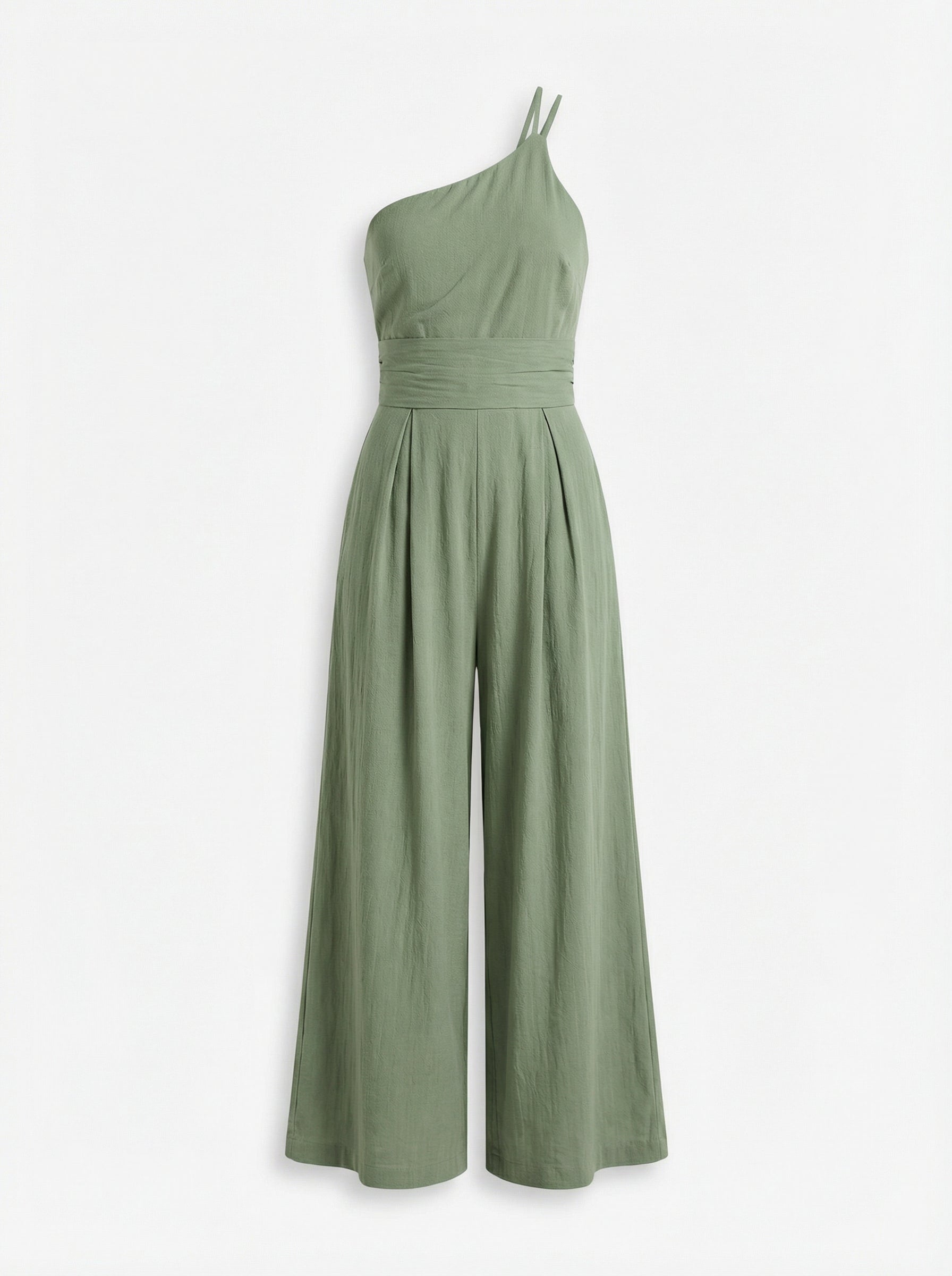 LISBON – One-Shoulder Wide-Leg Jumpsuit – 2105