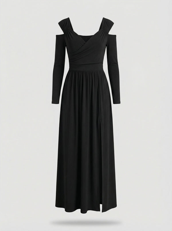 SANTORINI – Off-Shoulder Maxi Dress – 5825