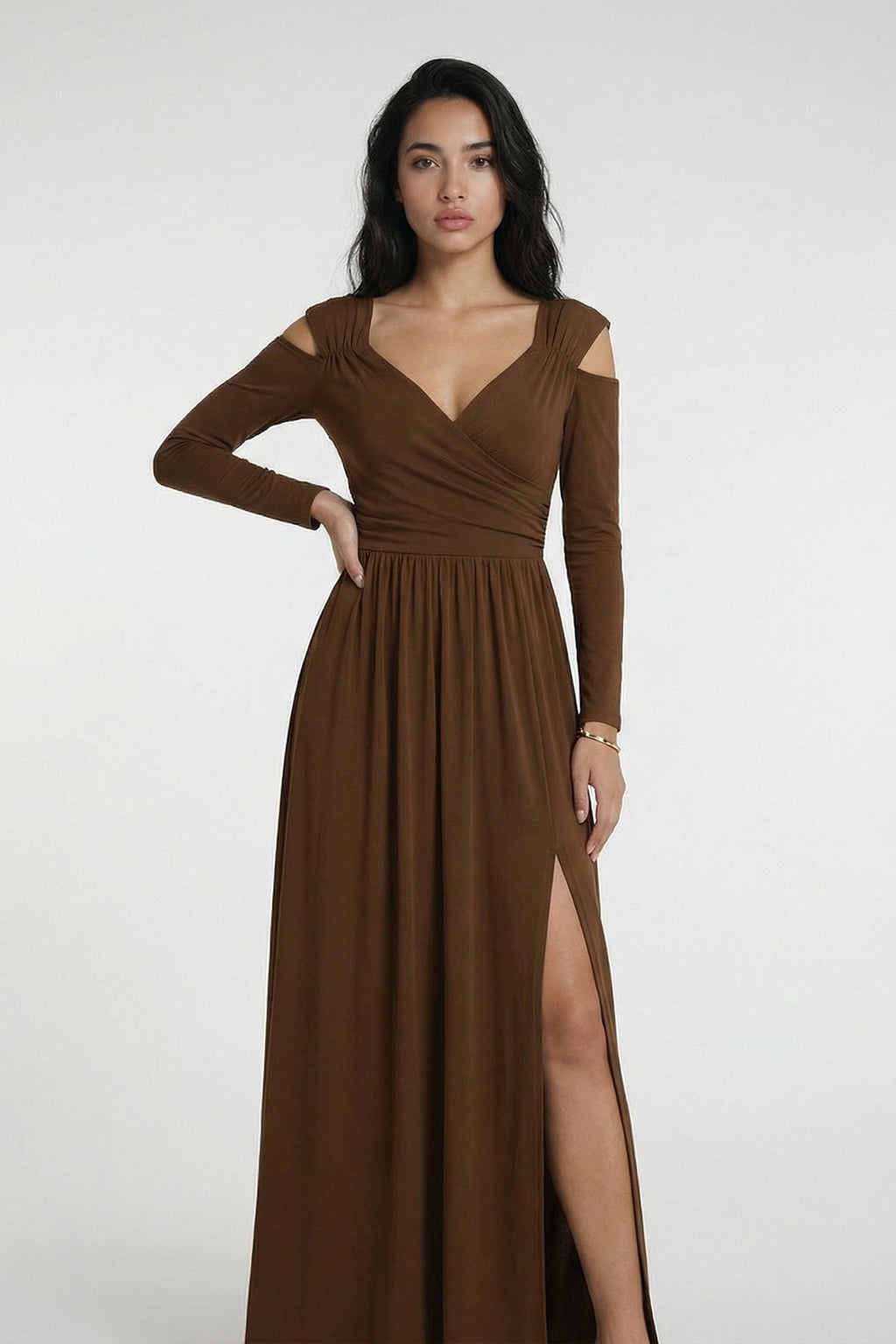 SANTORINI – Off-Shoulder Maxi Dress – 5825